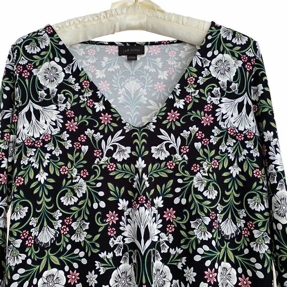 J. Jill Wearever Floral Art Nouveau Style Dress - Picture 2 of 7